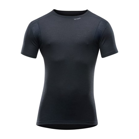 Devold Hiking Man T-shirt Men short-sleeved sweaters Black S