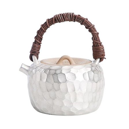 Förgylld Silver Tekanna Handfiltrerad Tekanna Keramik Kung Fu