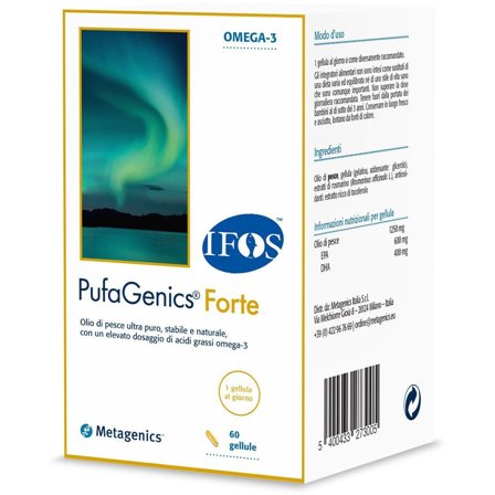PufaGenics Forte 60 Gellule: Integratore Omega-3