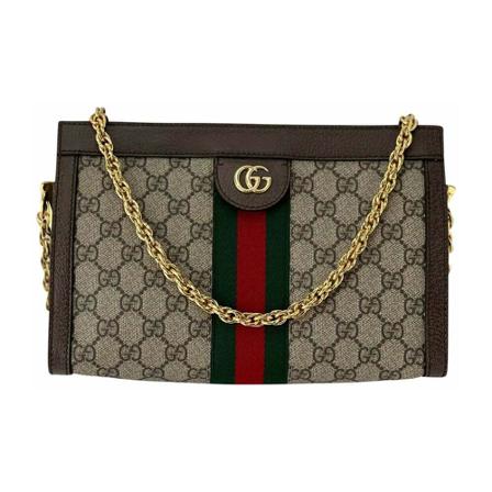 Gucci Vintage, Pre-owned Shoulder Bags Bruin, Dames, Maat:ONE Size,Canvas