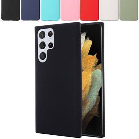 Silikon TPU kuori Samsung S22 Ultra suojakotelo n yt nsuoja - Pink Galaxy S22 Ultra 5G