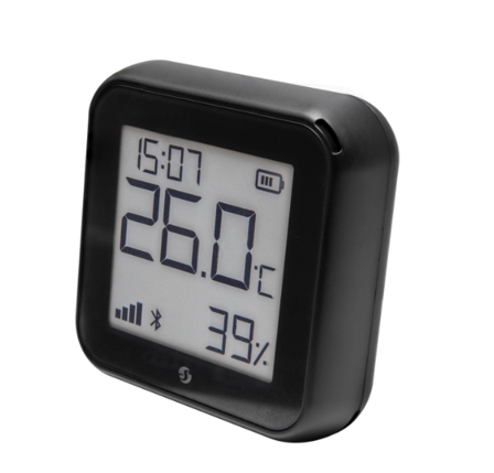 Shelly Plus H&T Wi-Fi Temp- og fuktighetsensor sort (Gen3)