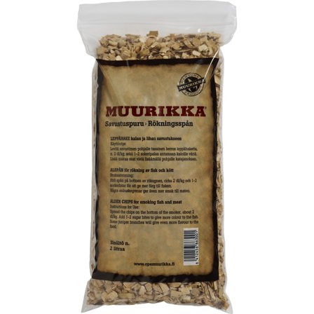 Muurikka Rökspån Al 2 liter | Utematlagning > Grillar > Grilltillbehör | Bagaren och Kocken