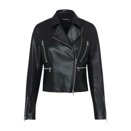Marc Aurel leather jacket , Zwart , Dames , Maat: XL