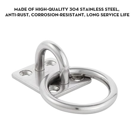 M6-grommetpanel med 304 rostfritt stålring, kraftig