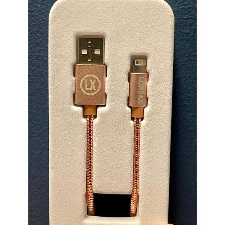 Lightning kabel. Iphone. IPad. Snabbladdning 2.4A. 1m. USB-A.