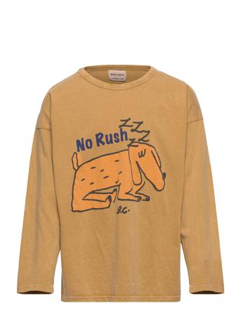 Sleepy Dog Blonde Long Sleeve T-Shirt T-shirts Long-sleeved T-shirts Brun Bobo Choses