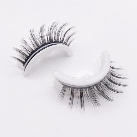 3 stk. Genanvendelige Selvhæftende Øjenvipper Med Naturligt Look Vaskbare Limfrie Vandtætte