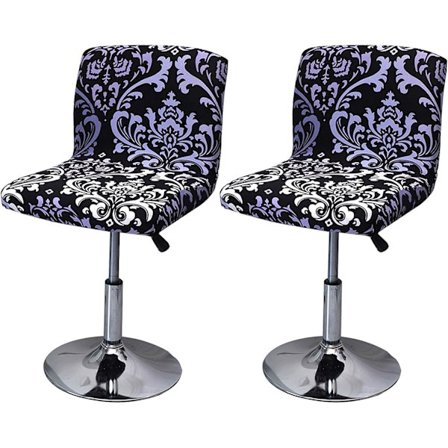 2 kpl joustava baarijakkaran päällinen, painettu korkea tuolin päällinen baariin