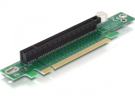 Delock Riser card PCI Express x16 angled 90° left insertion - Stigekort