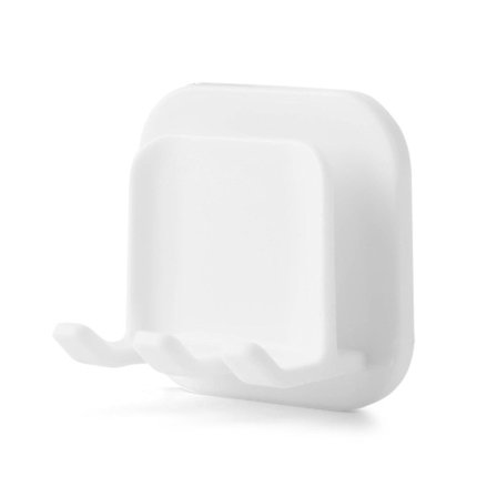 Veggmontert tannbørste- og munnskyllevannholder med sugekopp og avløpsstativ