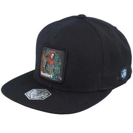 Critiql Hit - Svart snapback Caps - Deathlock Box Patch Black Snapback @ Hatstore