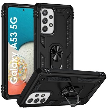 Coque - Phonillico - Samsung Galaxy A53 5G - Iskunkestävä - Sotilaallinen - 360° Kääntökehys