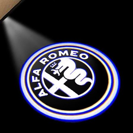 Sopii Alfa Romeo Welcome Lamp Stelvio MITO Giulietta Projektori Lamppu(Tyyli 3)