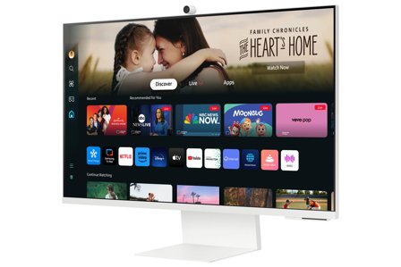 Samsung 32" 4K smart skjerm 32DM801 4k, 16:9, 3000:1, 4ms, 60hz, HDR10+, 99% sRGB
