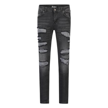 Malelions, Skinny Jeans Grijs, Heren, Maat:W27