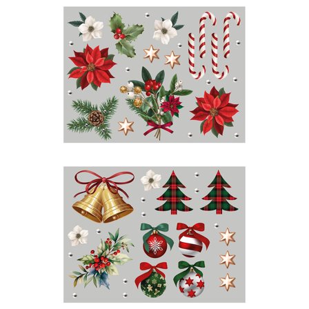 Vindusklistremerker med Julemotiv