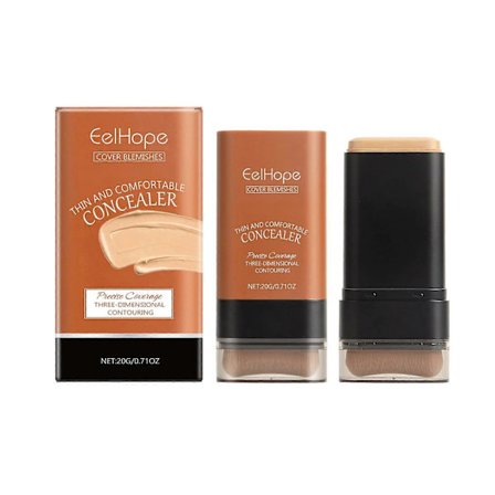 Eelhope Uppfriskande Concealer Stick Foundation Naturligt Ljus Och Lätt, Föryngrande, Underbar, Vit Och Återfuktande Stick Foundation