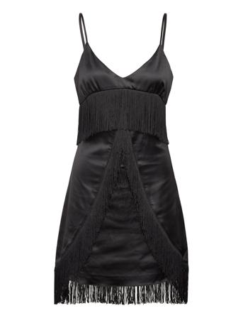 Lisbon Slip Dress Lyhyt Mekko Musta DESIGNERS, REMIX