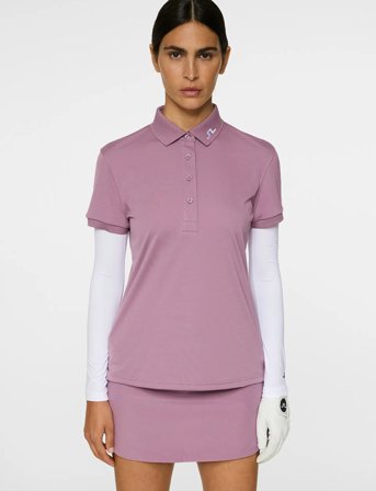 J. Lindeberg Tour Tech Polo - Purple - L