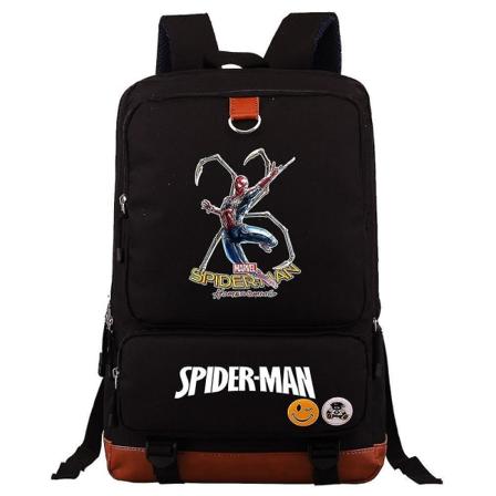 Spiderman bokvesker for gutter, jenter, tenåringer og menn - skole, bærbar PC, reiseryggsekk for barn, kvinner, studenter 5
