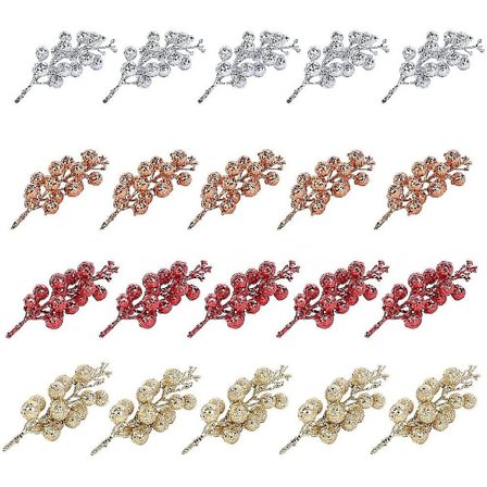 20 Joulukuusen Simuloitu Marja-Tarvike Kruunu