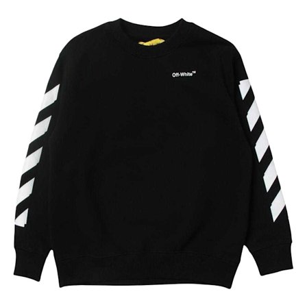Off White Barn/Barn Arrow Logo Sweatshirt 8 År Svart