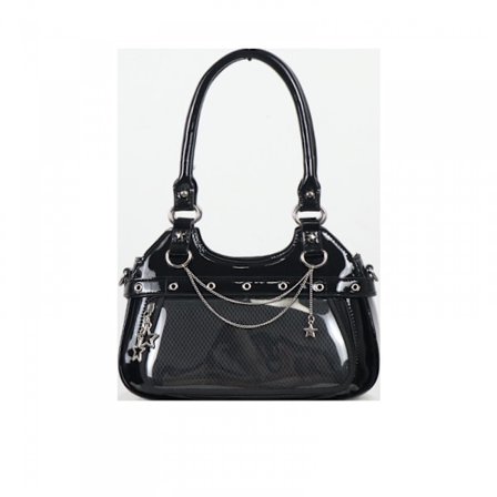 Binary Original Pain Bag Transparent Kvinnlig Daglig Sneda Kors Dam Liten Mat Subkultur y2k Damväska