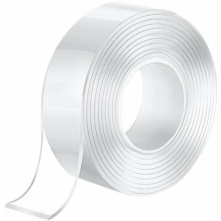 Genanvendelig Nano-klæbebånd, Nano-tape, vaskbart sporløst klæbebånd, multifunktionelt dobbeltklæbende sporløst klæbebånd, skridsikkert klæbebånd til 