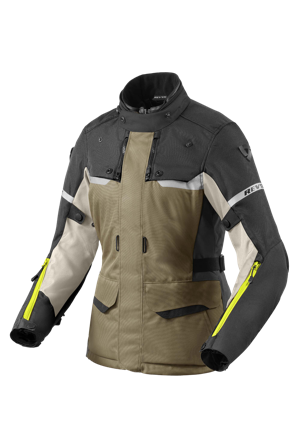 Rev'it! Chaqueta de Moto para Mujer Outback 4 H2O Verde/Antracita 36