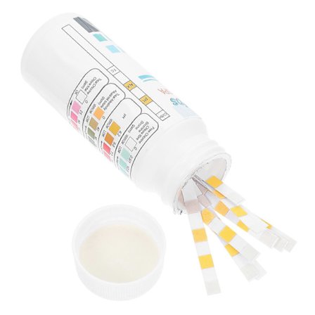 50 stk. teststrimler for basseng og spa, teststrimler for pH-verdi, teststrimler for svømmebasseng