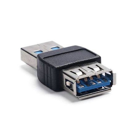 USB 3.0 Hann til Hunn Adapter 5Gbps Skjøteledning for Laptop, Harddisk, Skriver, Kamera
