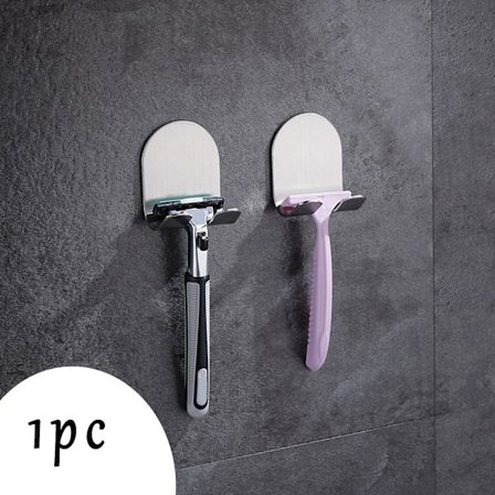 Holder til bruser i stål, selvklæbende, vandtæt badeværelsesvæghæk til