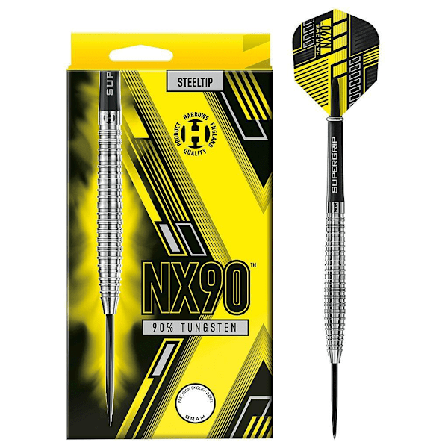 Harrows NX90 Tungsten Darts (3-pack) 22g Silver/Svart/Gul