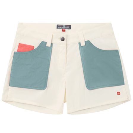 Amundsen 5Incher Field Shorts Womens Offwhite/Stormy Blue