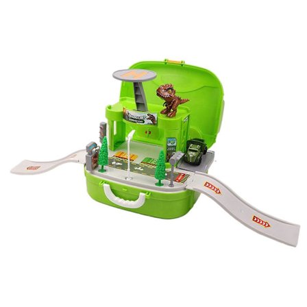 Dinosauriebanleksak Set Dinosauriebilbanor Skapa Dinosaurieleksaker DIY Montering[D]