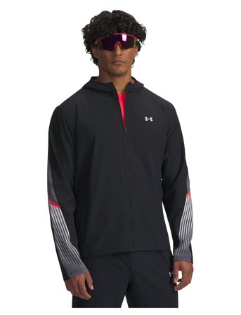 Under Armour Ua Velociti Storm Hooded Jkt - Black - XL
