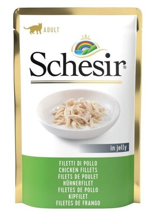 Schesir Filetti Di Pollo In Jelly Cibo Umido Gatti Adulti Bustina