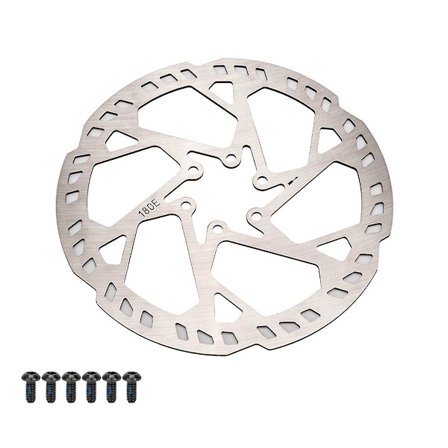 Pyörän jarrulevy 180mm Ruostumaton teräs Hydraulinen jarrulevy Maantiepyörä