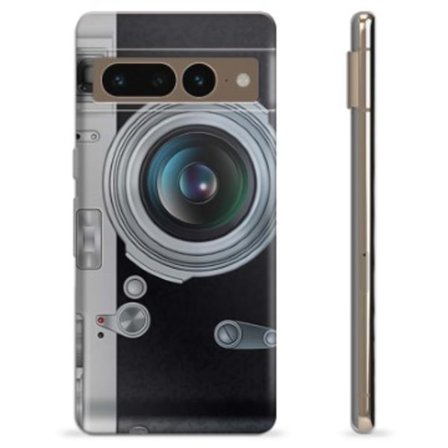 Google Pixel 7 Pro TPU-Skal - Retrokamera