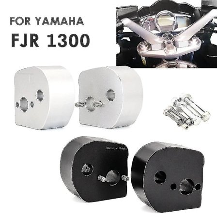 For Yamaha FJR1300 FJR 1300 2006-2020 25.4mm 1" Styremontering Styreforhøyere CNC Billet Aluminium Motorsykkel Tilbehør