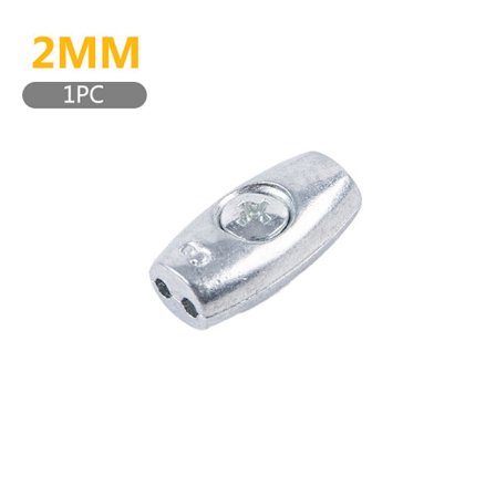 1/5 st 2/3/4/6/8 mm Kabelklämma Gänga Vajer Grepp Kabel Simp