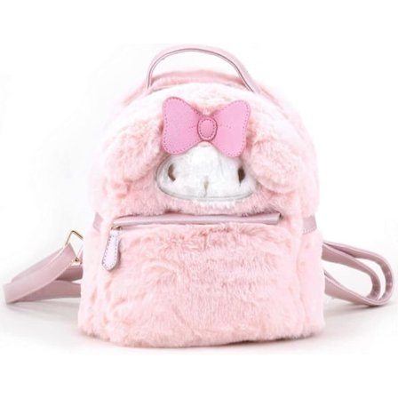 Söpö pieni karvainen Cinnamoroll-koira Melody -reppu pehmoreppu söpö tyttöjen laukku My Melody (pinkki) LGL