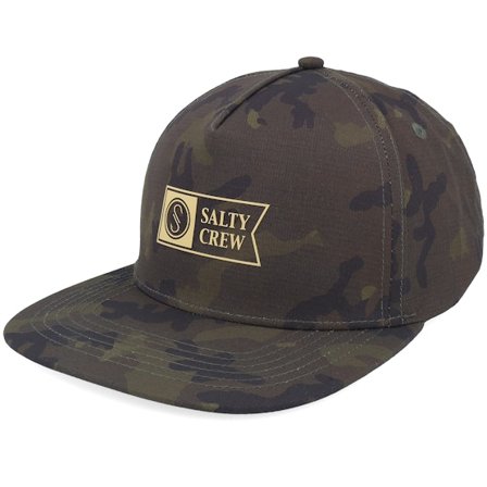 Salty Crew - Svart snapback Keps - Apex Dark Camo Snapback @ Hatstore
