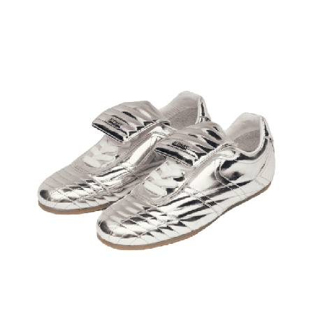 Alohas Tb.99 Silver Leather Sneakers Dam 46