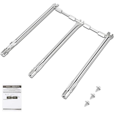 Rustfri Brenner 69787 for Weber Spirit 300-serien 18[GPA]-XF25-