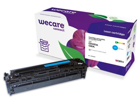 Wecare Toner HP CE321A 1,3K cyan - Lyreco - Toner och bläck - Tonerkassetter - Toner WeCare