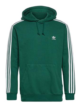 Adicolor Classics 3-Stripes Hoodie Hoodie Trøje Grøn Adidas Originals