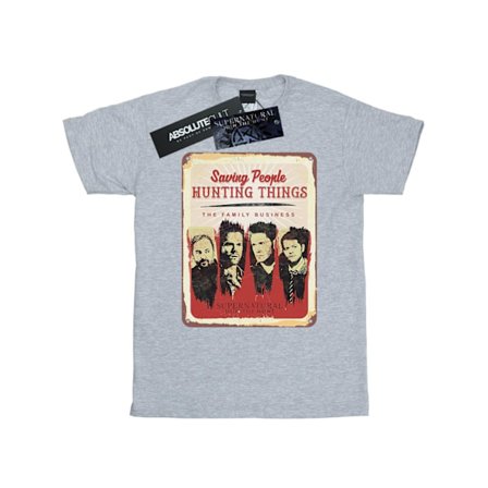 Supernatural Herr Familjeföretag Skylt T-shirt 5XL Sports Grey