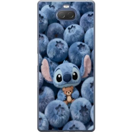 Kompatibelt Mobildeksel til Sony Xperia 10 Plus Lady Gaga minimalistisk plakat med gitar og monokrom design